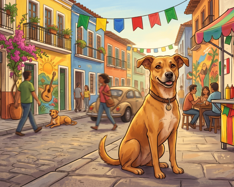 Perrito Caramelo: perro callejero convertido en símbolo cultural en las calles de Brasil y México